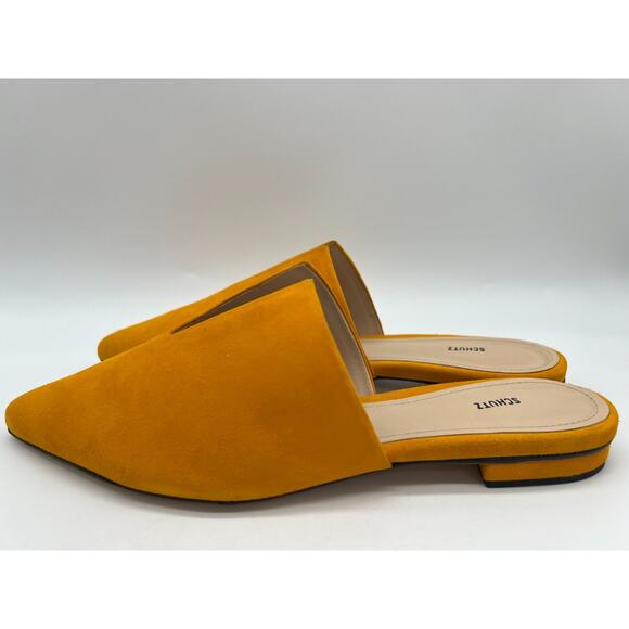 Schutz Kirsten Pointed Slides New Sunshine Women's Size 9.5B NIB - Picture 2 of 12
